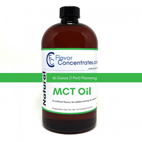 Natural MCT Flavor 16 Ounces - MCT Base Oil Soluble